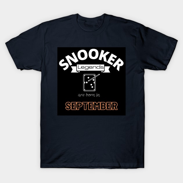 Snooker legends t-shirt special gift for her or him T-Shirt by jachu23_pl